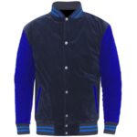 Velour Bomber Jacket