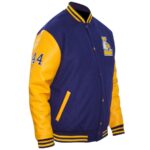 Faux Leather Varsity Jacket - Image 2