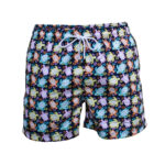 The Beach Turtle Black Swim Short